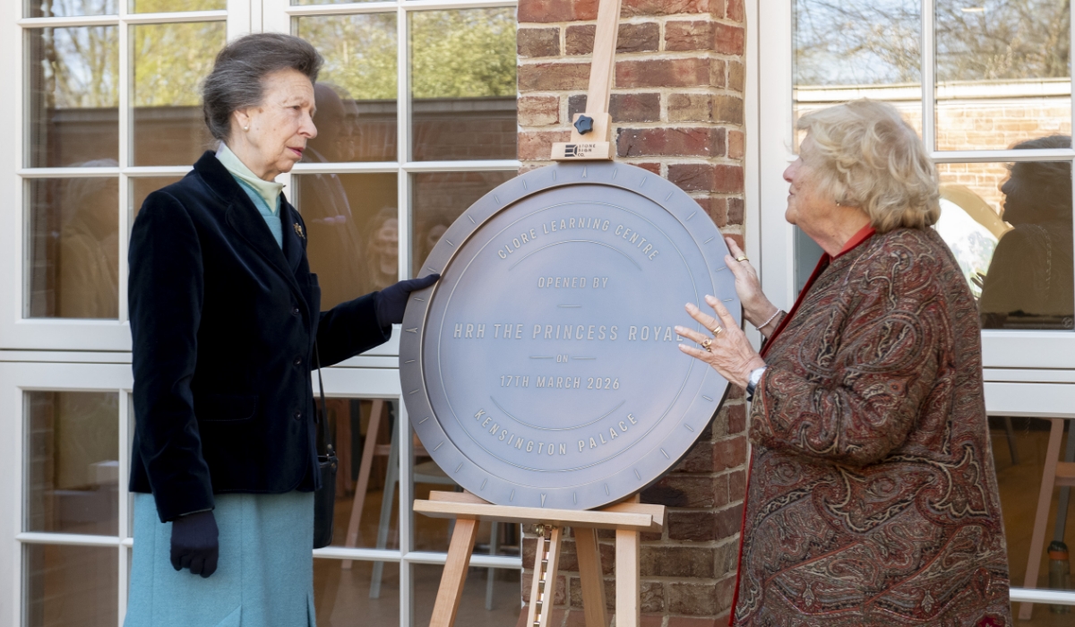 HRH The Princess Royal and Dame Vivien Duffield at the new Clore Learning Centre at Kensington Palace, Photo by David Jensen