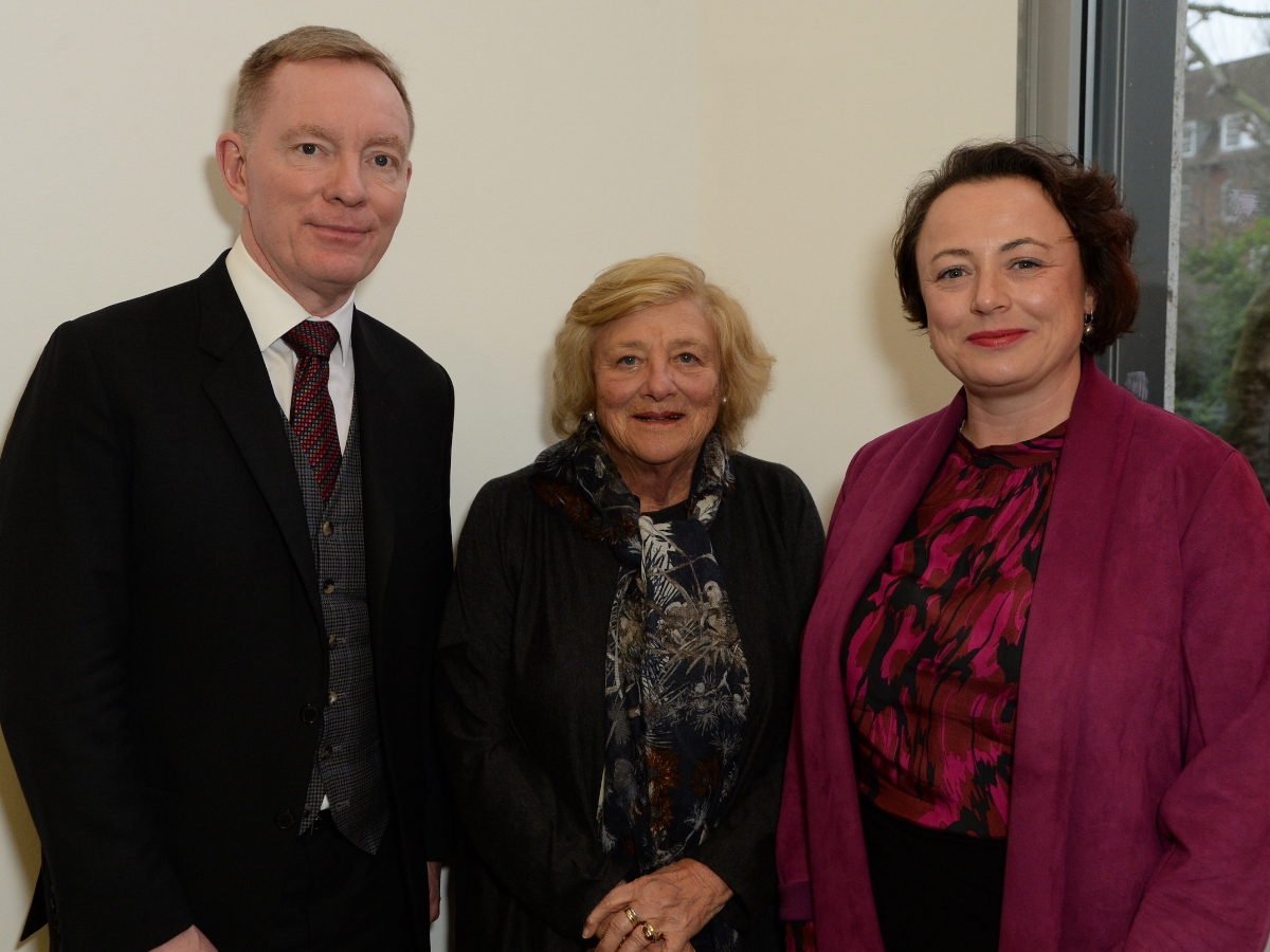 Sir Chris Bryant, Dame Vivien Duffield DBE, Catherine McKinnell. Photo_ Hannah Harley Young